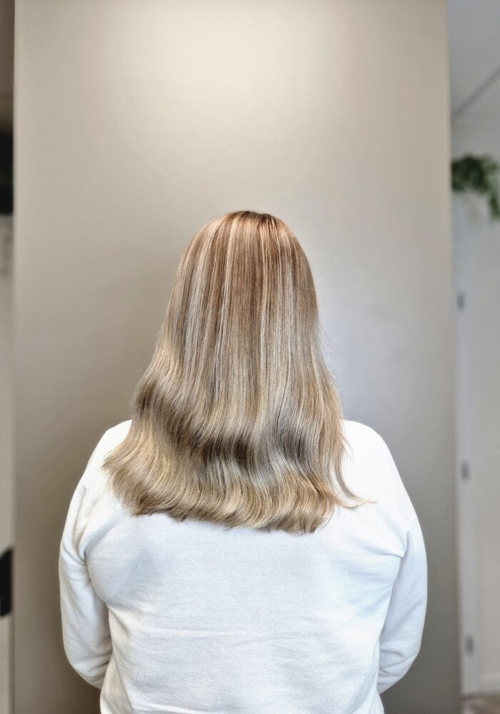 reversna balayage - s hnedej blond na tmavu